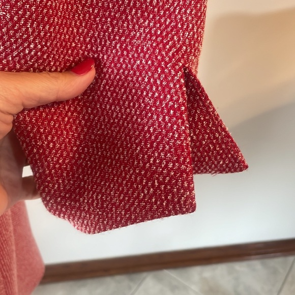 DG Donna Gray 2 piece dress w/ jacket red and white specs throughout career 12 - Picture 5 of 16